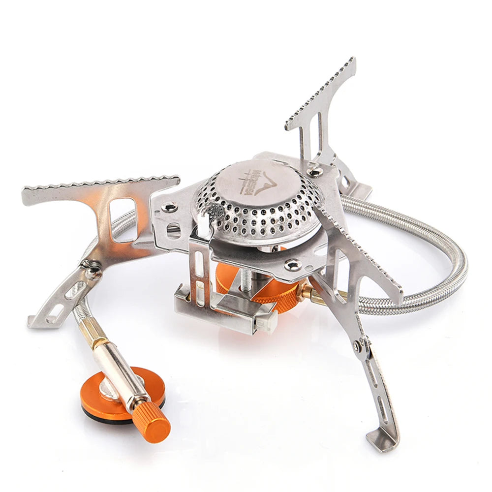 Widesea Camping Gas Stove – Strong Fire Outdoor Tourist Burner & Survival Cooker
